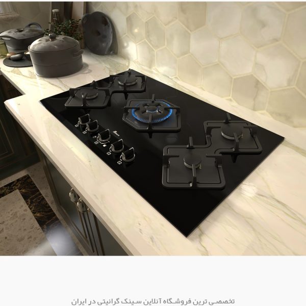 اجاق گاز بیمکث 5090 آینه ای فروشگاه سینک گرانیتی