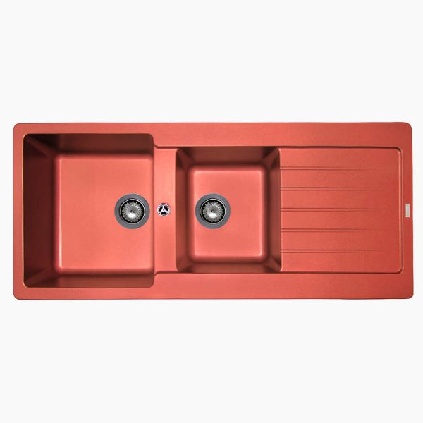مکاپا سینک گرانیتی سولیدو قرمز