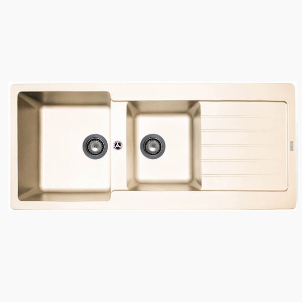 مکاپا سینک گرانیتی سولیدو کرم نخودی