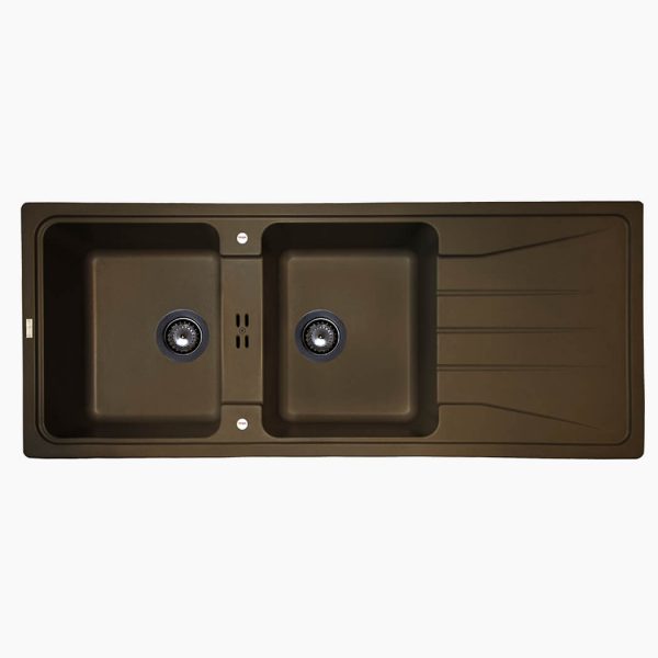 مکاپا سینک گرانیتی پرتو قهوه ای