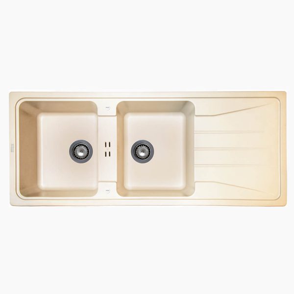 مکاپا سینک گرانیتی پرتو کرم نخودی