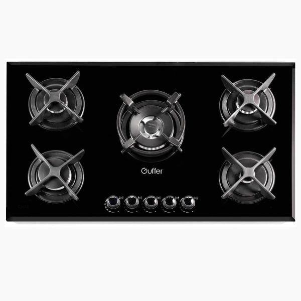 اجاق گاز گوفر مدل ولگا شیشه مشکی