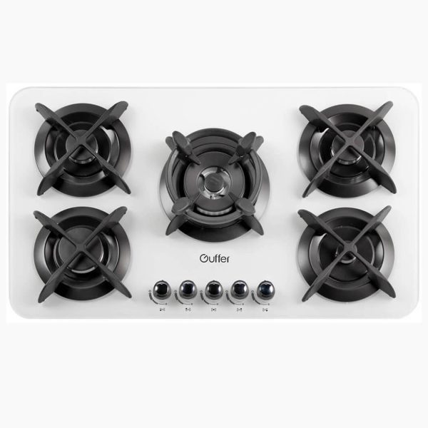 اجاق گاز گوفر مدل پارنا شیشه سفید