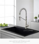 سینک گرانیتی تک لگن مشکی