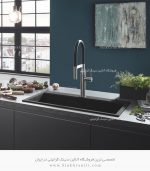 سینک گرانیتی تک لگن بزرگ