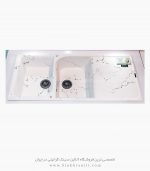 سینک گرانیتی گرانیکو G940 سفید رگه مشکی