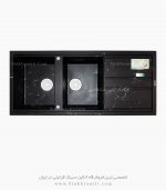 سینک گرانیتی گرانیکو G920 مشکی رگه سفید