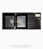 سینک گرانیتی گرانیکو G940 مشکی رگه طلایی