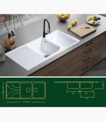 940 گرانیکو پلاس سینک گرانیتی