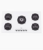 اجاق گاز شیشه ای سفید بیمکث مدل MG0011