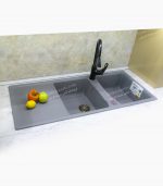 سینک گرانیتی cm 900 طوسی روشن