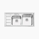 سینک پرنیان استیل 1220