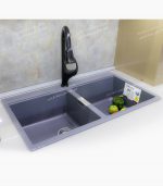 سینک گرانیتی 200 طوسی روشن