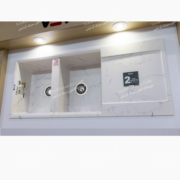 سینک گرانیتی رگه طوسی ونسی 910