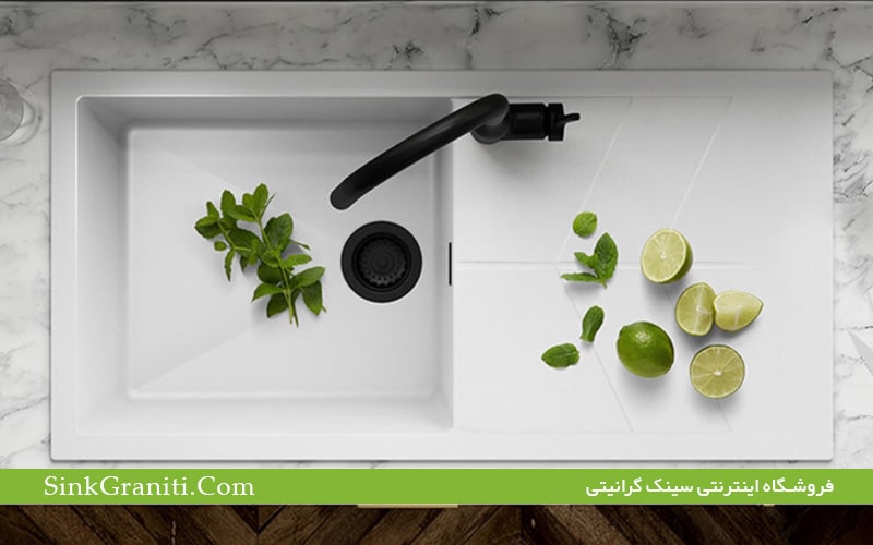 سینک گرانیت سفید