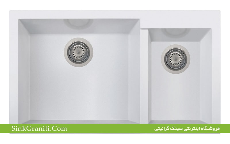 سینک گرانیتی دولگنه سفید