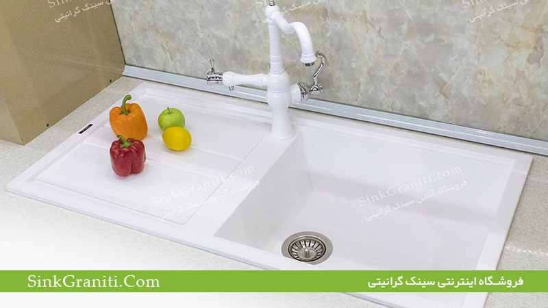 سینک گرانیتی سفید ونسی