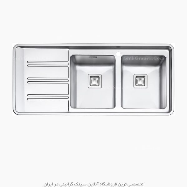 سینک ایلیا استیل 2072 فروشگاه سینک گرانیتی