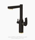 شیر دومنظوره شودر یونیک پلاس مشکی فروشگاه سینک گرانیتی