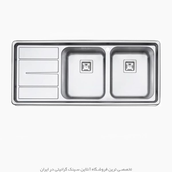 سینک پرنیان استیل 1226 فروشگاه سینک گرانیتی
