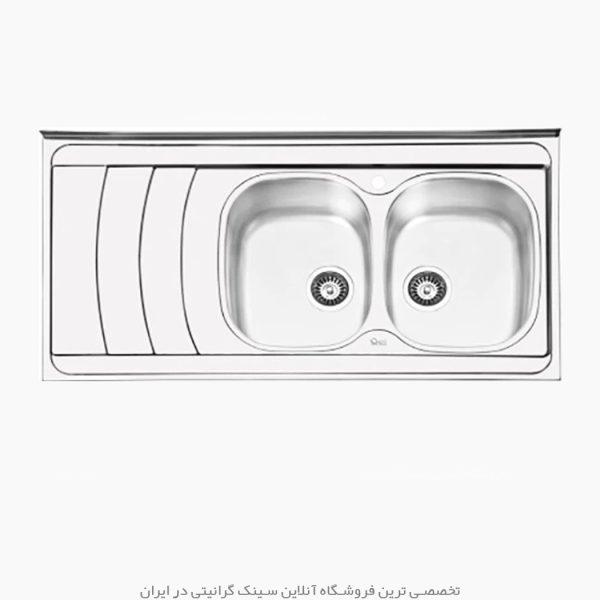 سینک ایلیا استیل 1044 فروشگاه سینک گرانیتی
