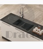 سینک گرانیت دراکو لوتیا مشکی شنی