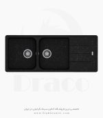 سینک گرانیتی الگانت دراکو مشکی رگه دار
