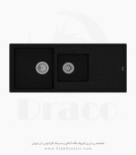 سینک گرانیتی دراکو آرتمیس مشکی شنی