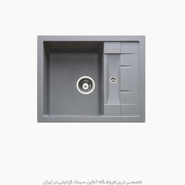 سینک گرانیتی تک لگن طوسی ماگما استون هانا