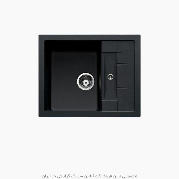 سینک گرانیتی تک لگن مشکی ماگما استون هانا