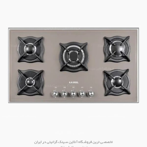 اجاق گاز ایلیااستیل dg518be بژ فروشگاه سینک گرانیتی