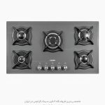 اجاق گاز ایلیااستیل dg518g طوسی فروشگاه سینک گرانیتی