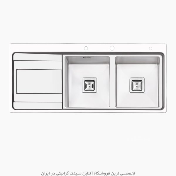 سینک ایلیا استیل 2073 فروشگاه سینک گرانیتی