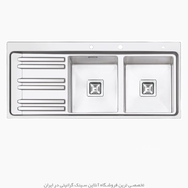 سینک ایلیا استیل 2080 فروشگاه سینک گرانیتی