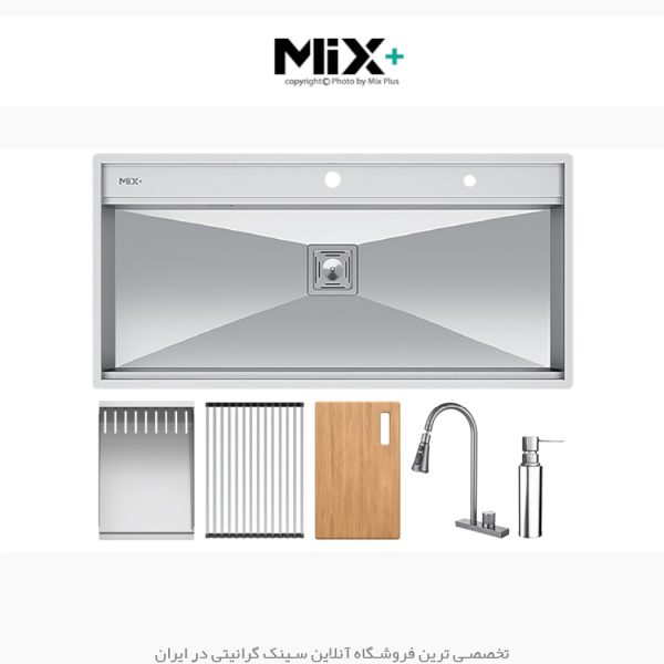 سینک دست ساز میکس پلاس d104a فروشگاه سینک گرانیتی