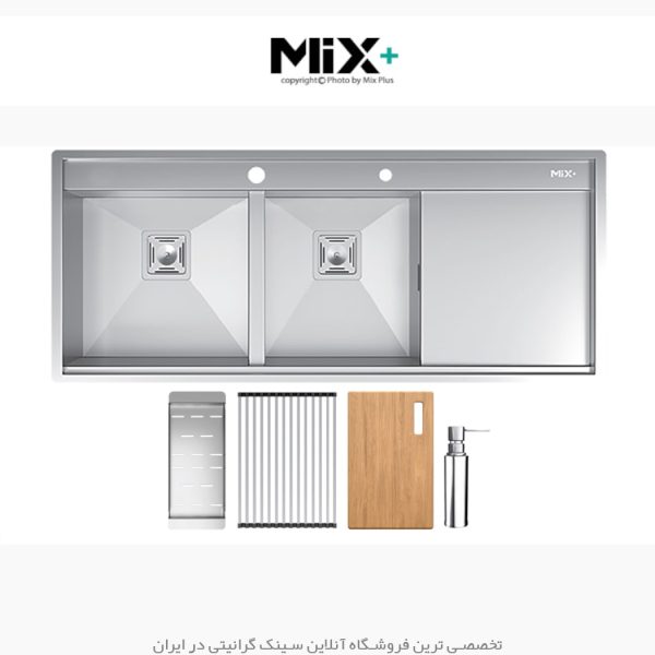 سینک دست ساز میکس پلاس d202 فروشگاه سینک گرانیتی