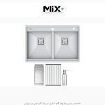 سینک دست ساز میکس پلاس d274 فروشگاه سینک گرانیتی