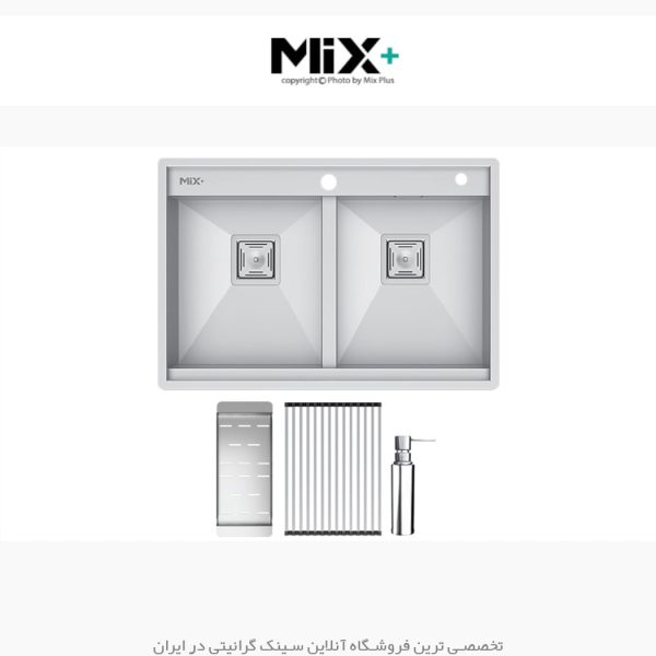 سینک دست ساز میکس پلاس d274 فروشگاه سینک گرانیتی