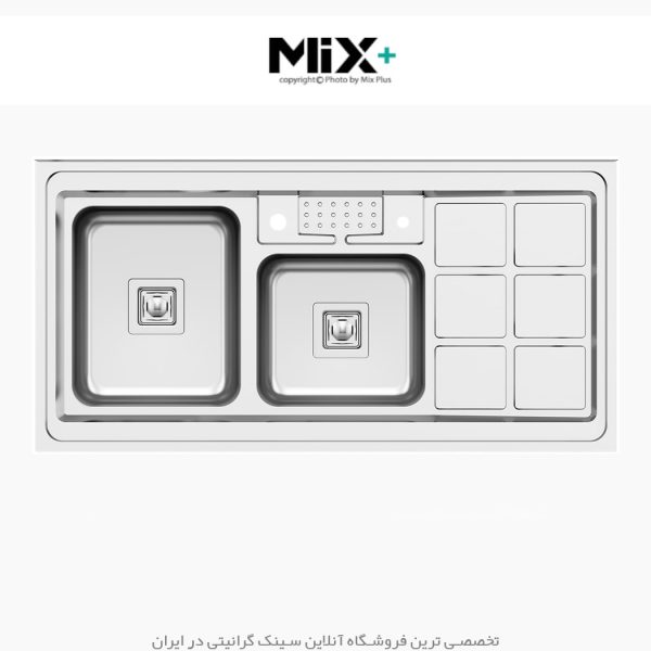 سینک روکار میکس پلاس 9031 s45 فروشگاه سینک گرانیتی