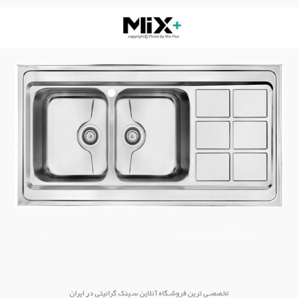 سینک روکار میکس پلاس 9032 p45 فروشگاه سینک گرانیتی