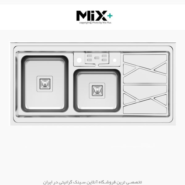 سینک روکار میکس پلاس 9041 S45 فروشگاه سینک گرانیتی