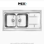سینک روکار میکس پلاس 9052 p45 فروشگاه سینک گرانیتی