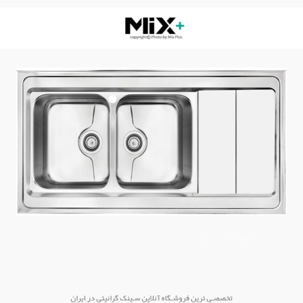 سینک روکار میکس پلاس 9062 p45 فروشگاه سینک گرانیتی