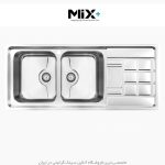 سینک توکار میکس پلاس 8022p فروشگاه سینک گرانیتی