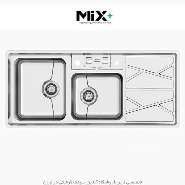 سینک توکار میکس پلاس 8041p فروشگاه سینک گرانیتی