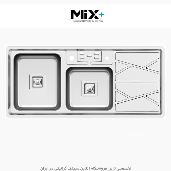سینک توکار میکس پلاس 8041s فروشگاه سینک گرانیتی