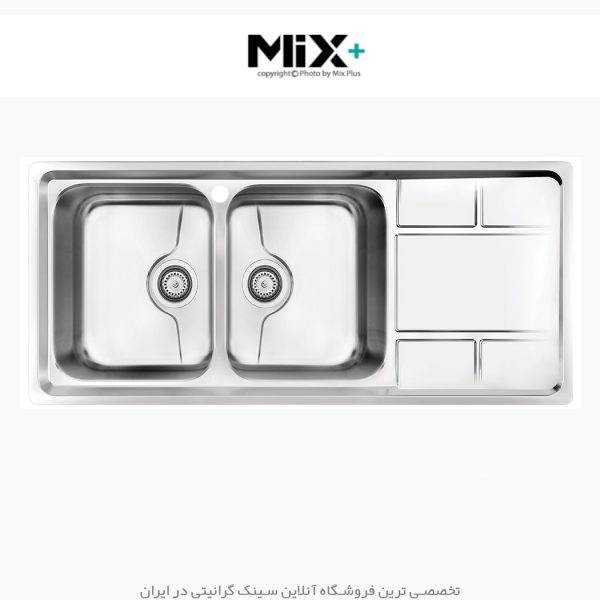سینک توکار میکس پلاس 8052p فروشگاه سینک گرانیتی