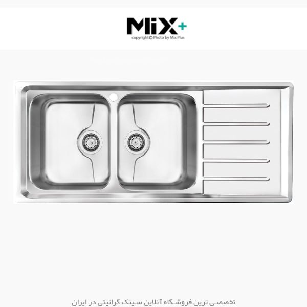 سینک توکار میکس پلاس 8072p فروشگاه سینک گرانیتی