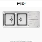 سینک توکار میکس پلاس 8082p فروشگاه سینک گرانیتی