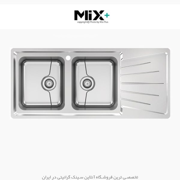 سینک توکار میکس پلاس 8082p فروشگاه سینک گرانیتی